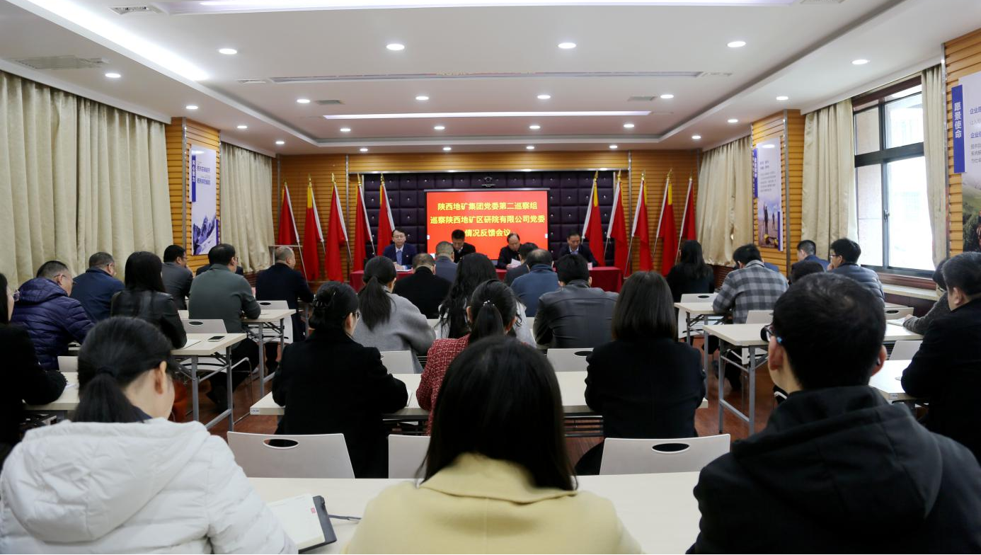 陜西地礦集團黨委第二巡察組召開巡察陜西地礦區(qū)研院有限公司黨委情況反饋會